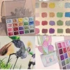 20/24/60/72-Color Metal Watercolor Painting Set, New Portable Box With Sparkling Pearl Solid Watercolor Painting, Art Supplies 2