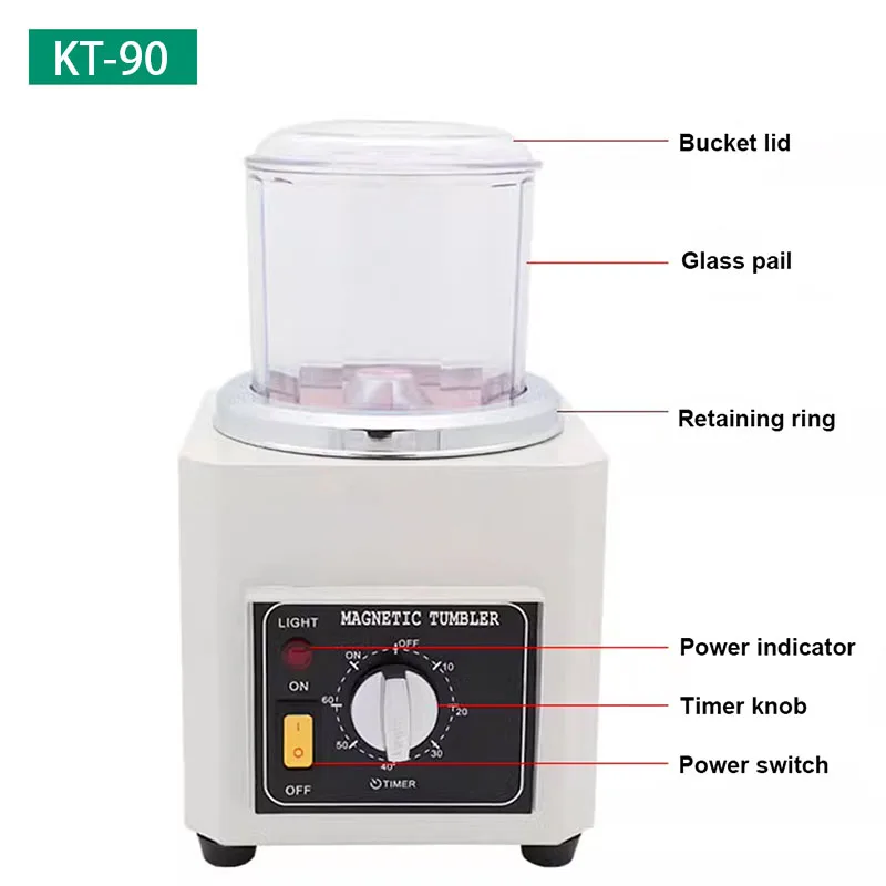 Magnetic Polishing Machine Electric Cleaning Polishing Magnetic Deburring Equipment Jewellery jewelry Magnetic Polishing Machine 2