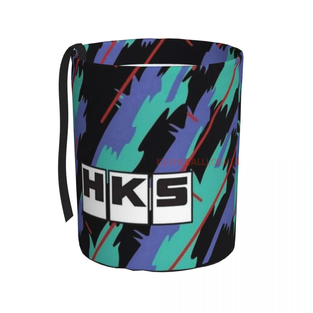 HKS Retro Pattern Car Trash Can, Dust Bin, Trash Bin For Kitchen Camping, Interior Car Accessories For Women,Car Garbage
