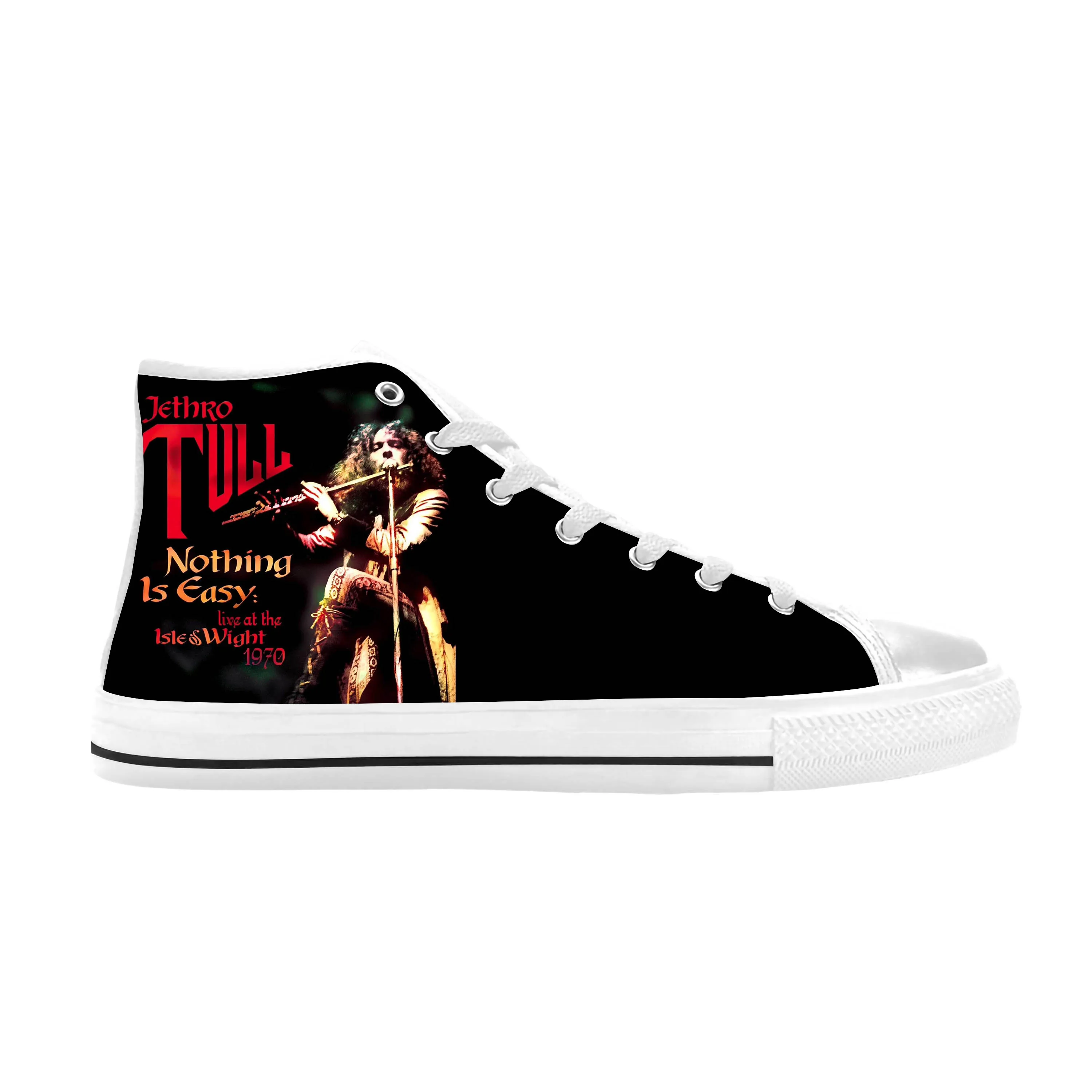 

Tull Blues Rock Band Music Singer Fashion Jethros Casual Cloth Shoes High Top Comfortable Breathable 3D Print Men Women Sneakers