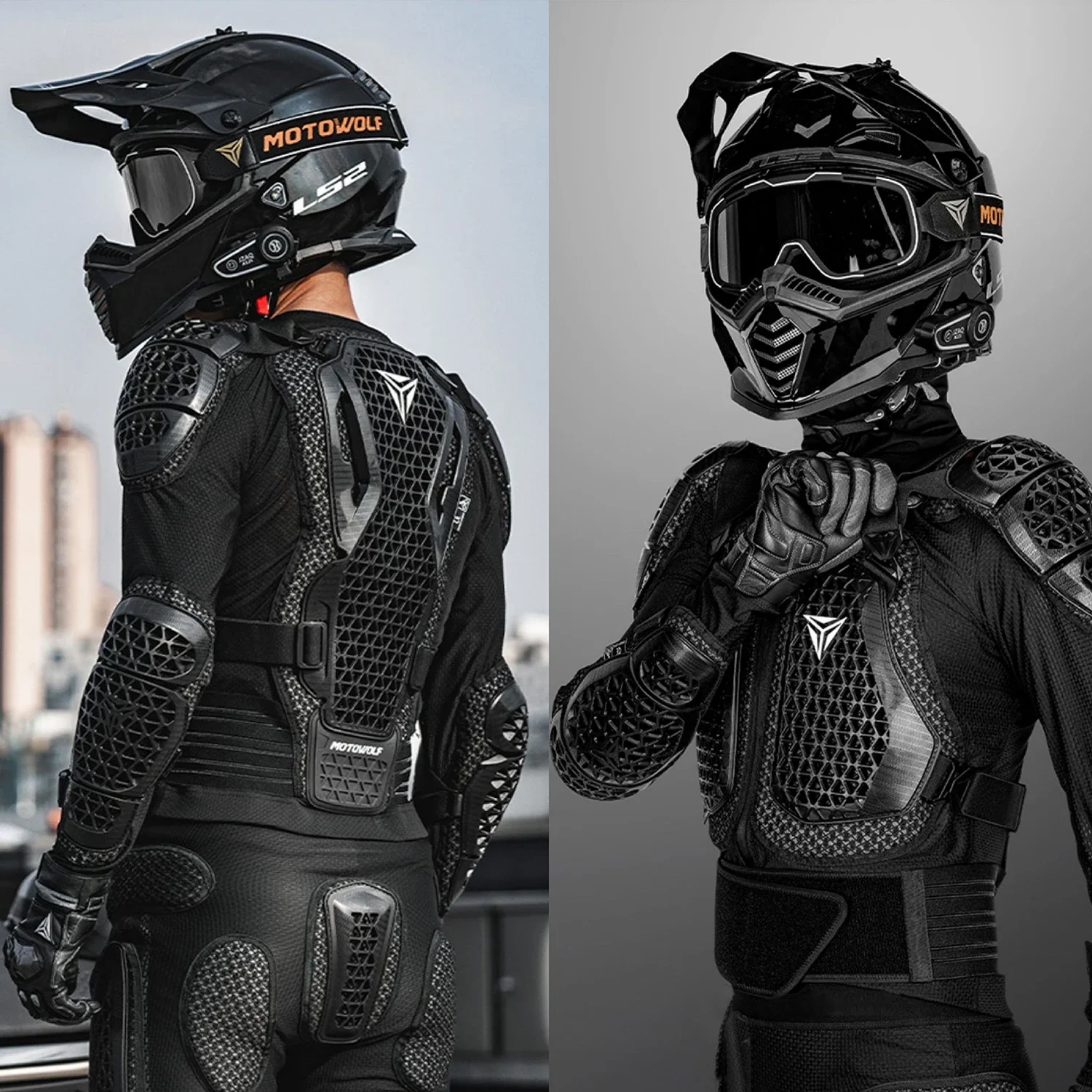 Motorcycle Protector Motowolf Motorcycle Body Protective Jacket