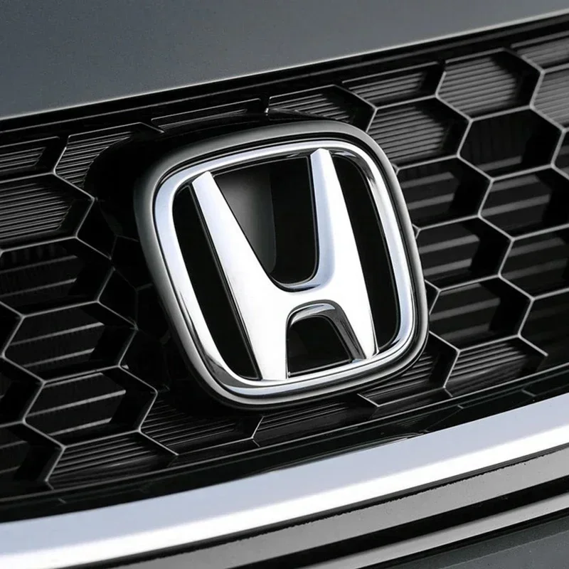 3D ABS 자동차 엠블럼 프론트 헤드 그릴 후드 보닛 엠블럼 리어 테일 범퍼 트렁크 부츠 Honda mugen BRV URV City 용 자동차 액세서리