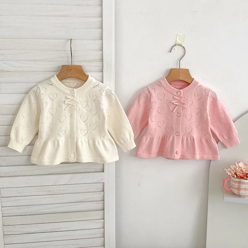 Autumn Baby Girls Knit Cardigan Sweater