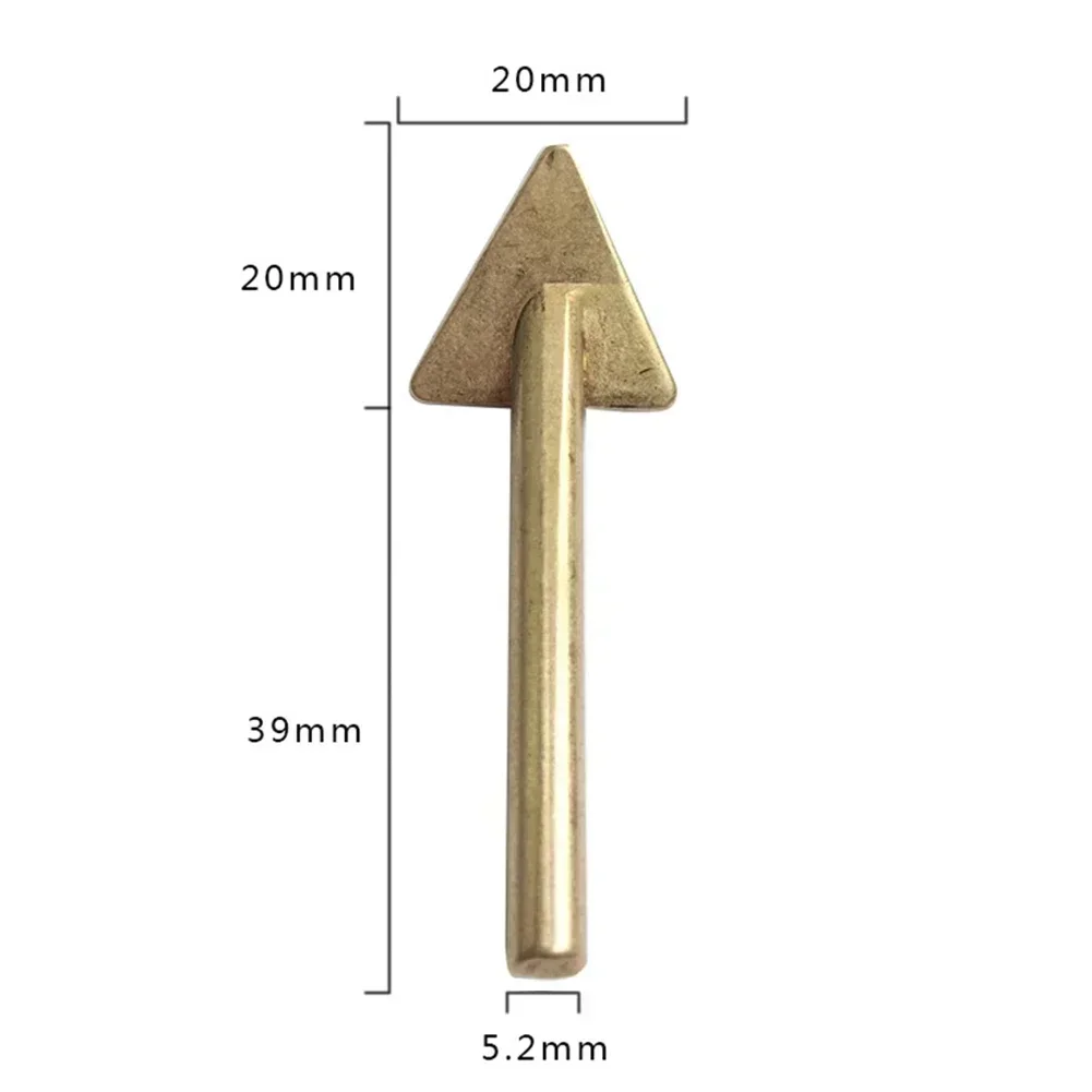 16mm/20mm Plastic Repair Triangular Copper Smoothing Head Soldering Iron Head Leather For 60 Watt Plastic Welding Kit 2pcs soldering iron tips,plastic welding head