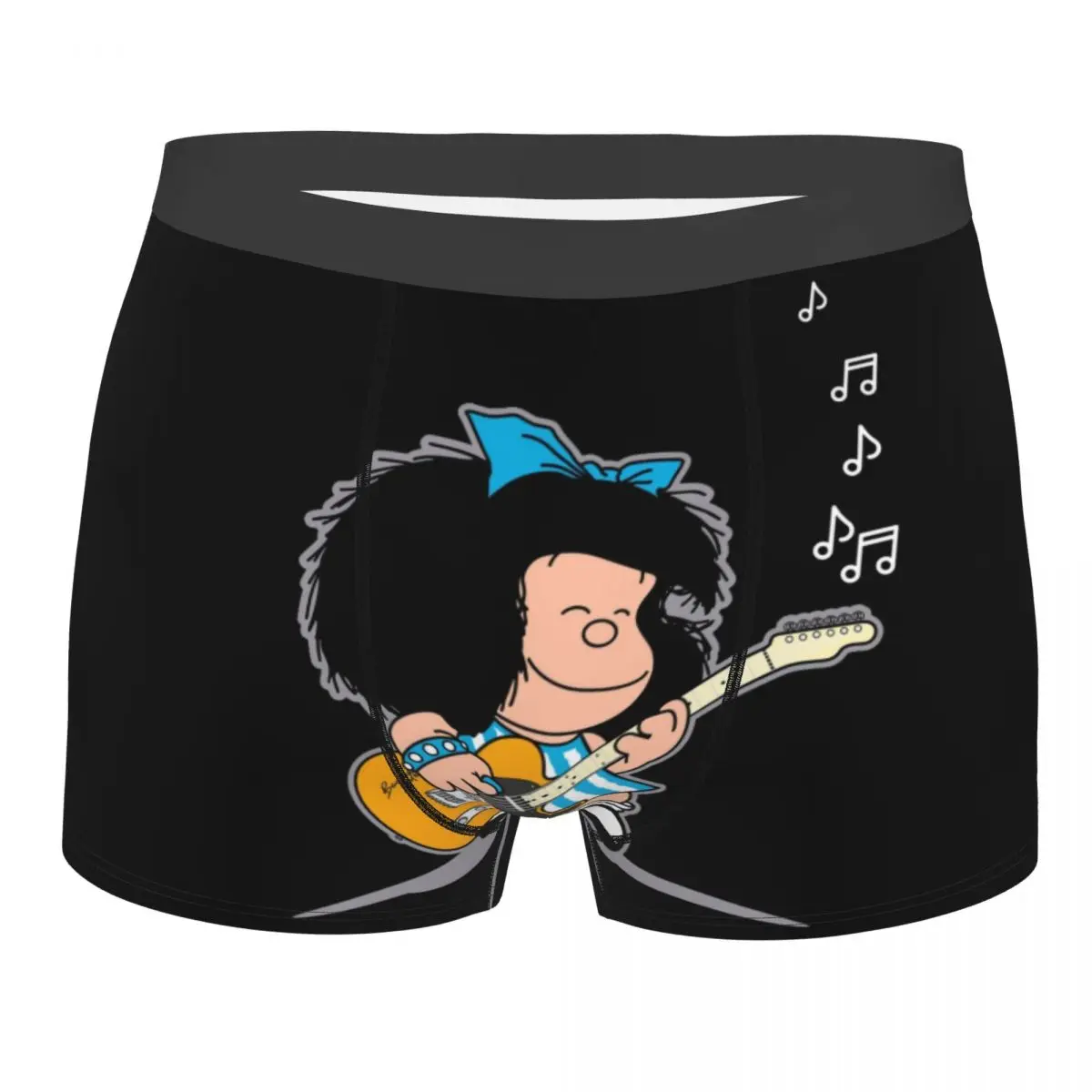 

Mafalda Quino Comics Underwear Male Print Customized Classic Cartoon Manga Boxer Briefs Shorts Panties Soft Underpants