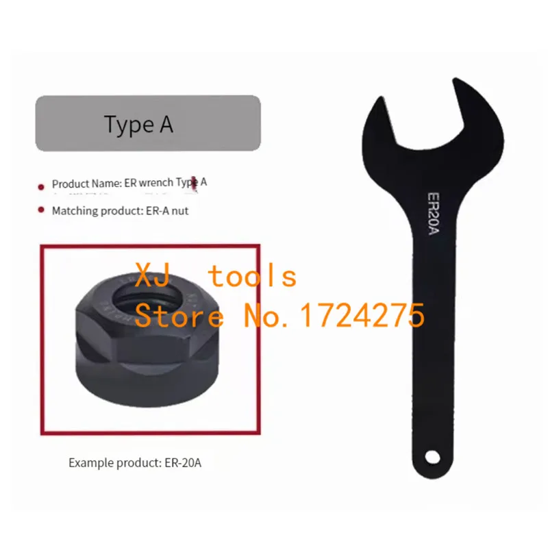 ER wrench ER8 ER11 ER16 ER20 ER25 C32UM nc tool shank nut drill chuck strong APU wrench Hardened
