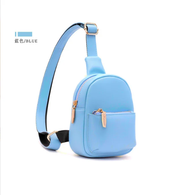 

2023 New Shoulder Bag Belt Chest Bag PU Fanny Pack Bags Male Travel Chest Pack
