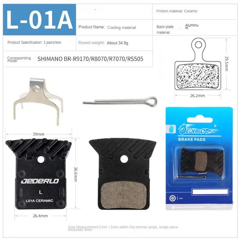 금속 세라믹 브레이크 패드, SLX XT XTR 시리즈 BR-M7120 M8120 M9120 브레이크용, 4 피스톤, N03A, N04C, D02S, D03S, 2 개