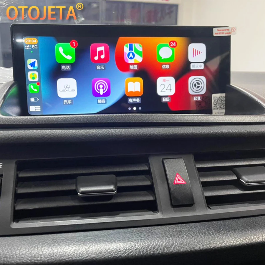

10,25 дюймовый Android 13 Carplay для Lexus CT200h 2011-2019 1920*720 Автомобильный видеоплеер мультимедийное радио с WIFI/BT б/у экраном GPS