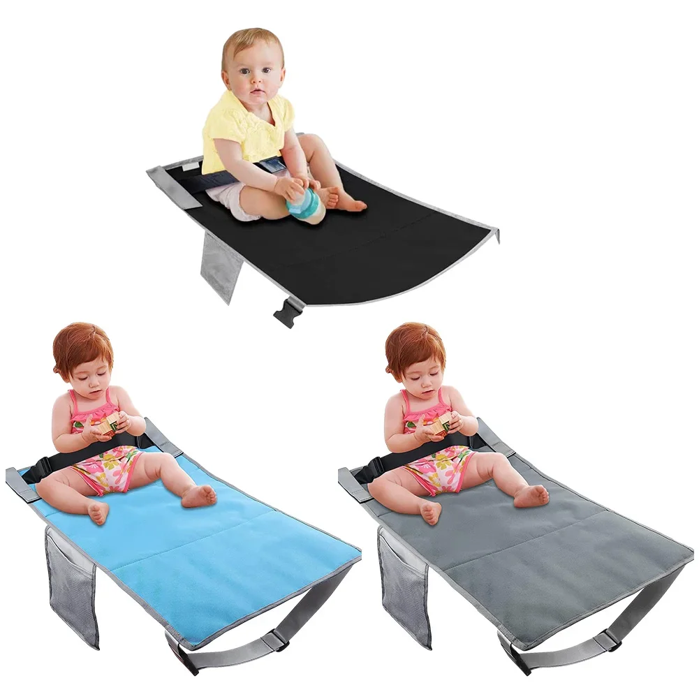 Kids Airplane Seat Extender Cushion Portable Airplane Footrest Foldable Lightweight for Flight Flying Essentials
