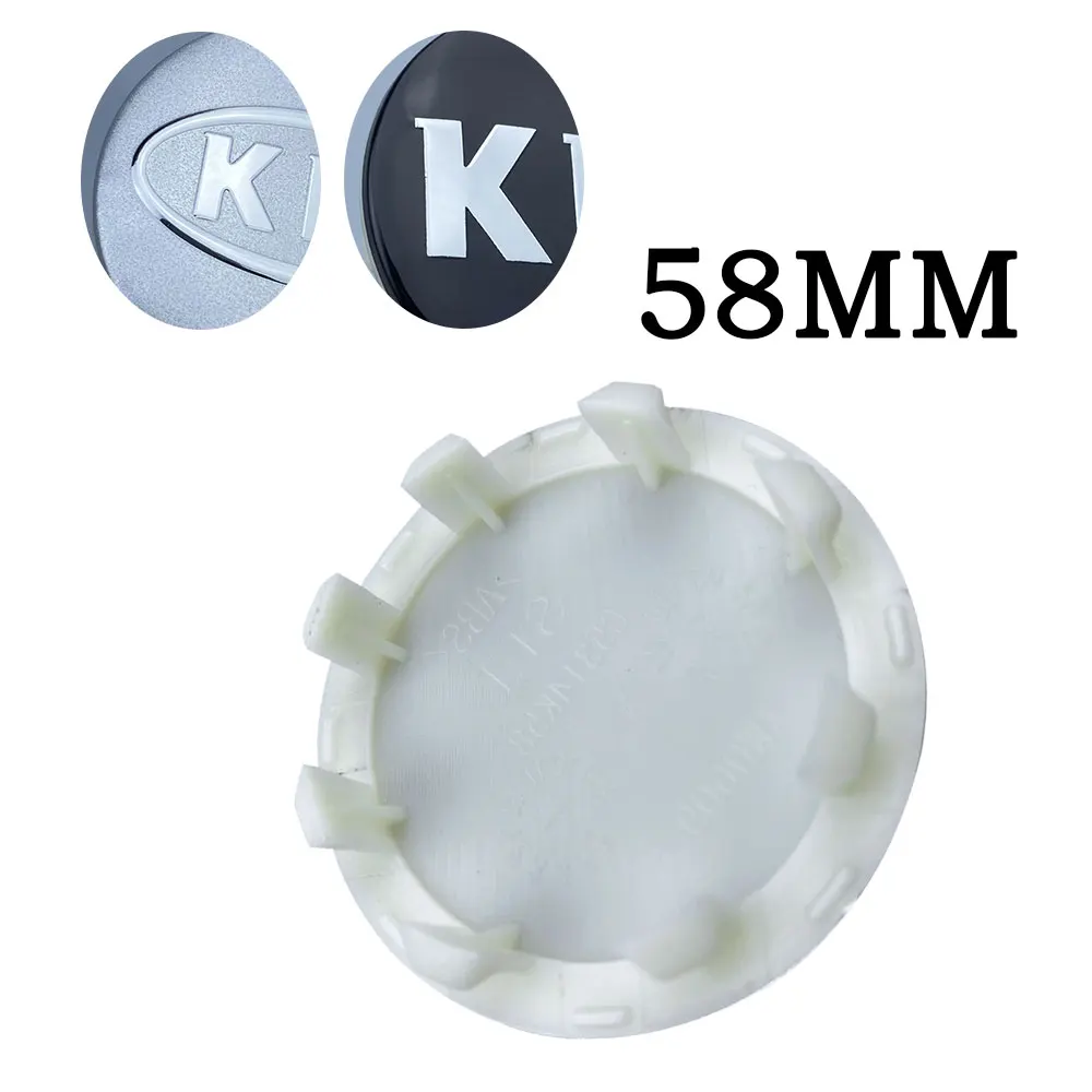 4pcs 58mm T60 Refitting Car Wheel Center Caps Hub Center Covers For Kia