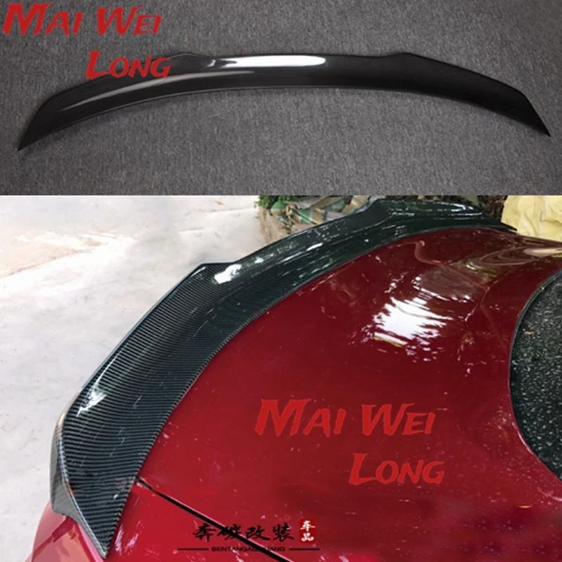 

A Style For Ford Mustang 2-Doors Coupe 2014- 2017 Carbon Fiber Rear carbon spoiler Mustang spoiler wing