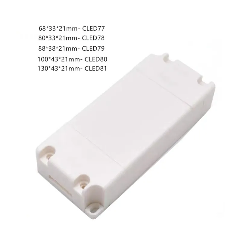 5 개, 80x33x21mm 88x38x21mm 100x43x21mm 130x43x21mm LED 드라이버 박스, 공장 도매 가격 러시아 인기 판매 미국 플라스틱 상자