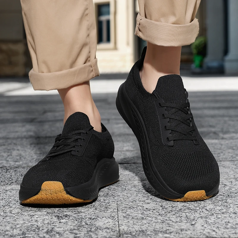 Herren Laufschuhe Mit Breiter Zehenbox Und Popcorn Dämpfung_voghion.com