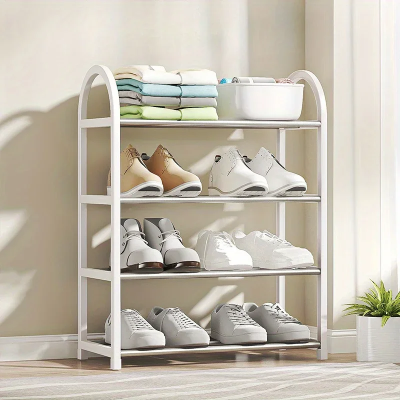 Space-Saving Multi-Layer Folding Shoe Rack-Dustproof, Floor Standing Organizer for All Room Types, Essential for Dorms
