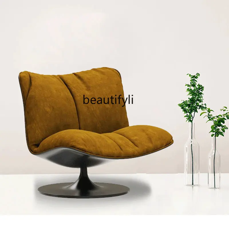 

Living Room Lounge Chair Design Art Swivel Recliner Italian Nordic Frp Sofa Chair