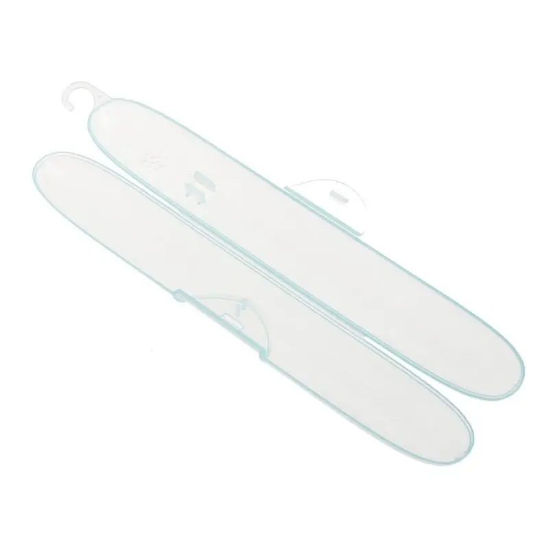 23x3.5x3cm Plastic Toothbrush Holder Box Transparent Travel Portable Protective Y55B