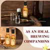 Vanilla Extract Bottles for Homemade Vanilla Jar Glass Bottle with Sticker Syrup Gift Food Storage Canister for Bean Sauce Spice 4