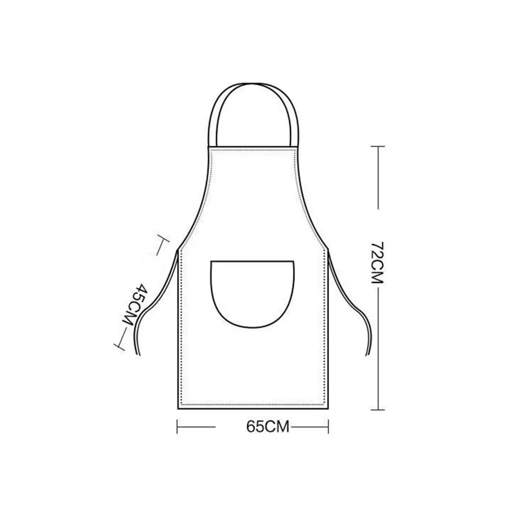 New PVC Apron Nail Art Cafe Workwear Cooking Work Clothes Catering Waiter Work Clothes Hotel Restaurant Chef Barbecue Apron