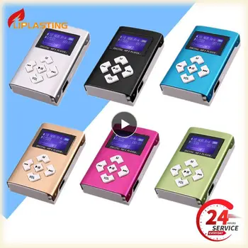 USB 디지털 휴대용 MP3 음악 플레이어, 1.2 인치 LCD 스크린, 금속 지지대 마이크로 SD TF 카드, 패션
