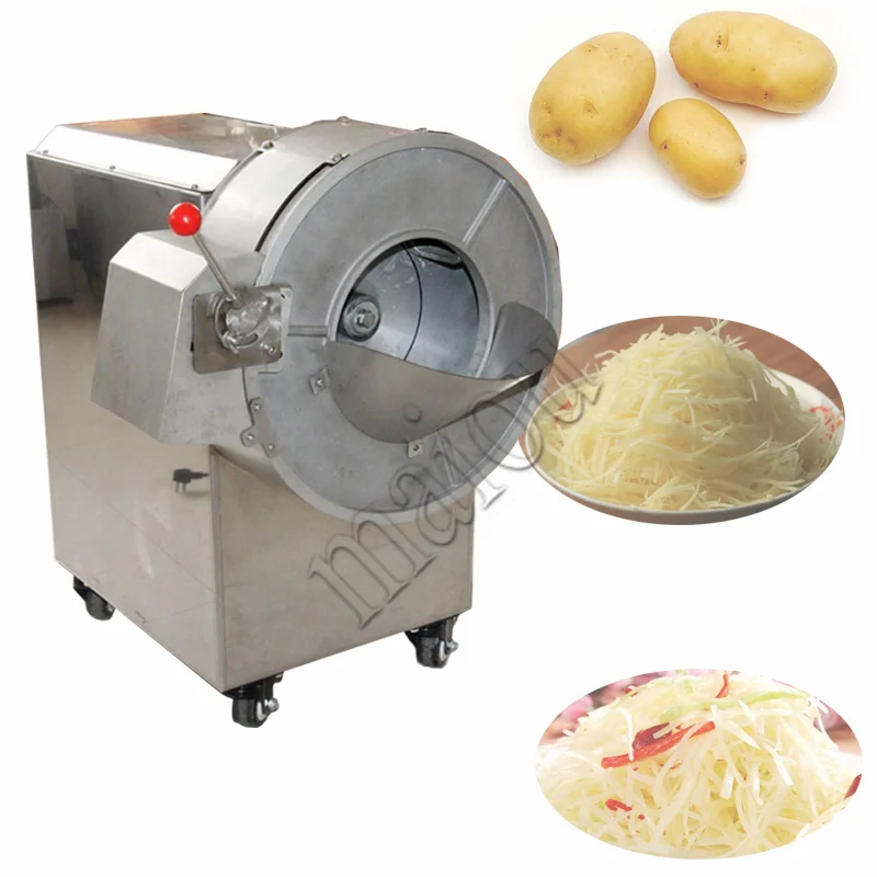 

Electric Potato Shredder Multifunctional Automatic Vegetable Cutting Machine Commercial Cucumber Carrot Ginger Slicer