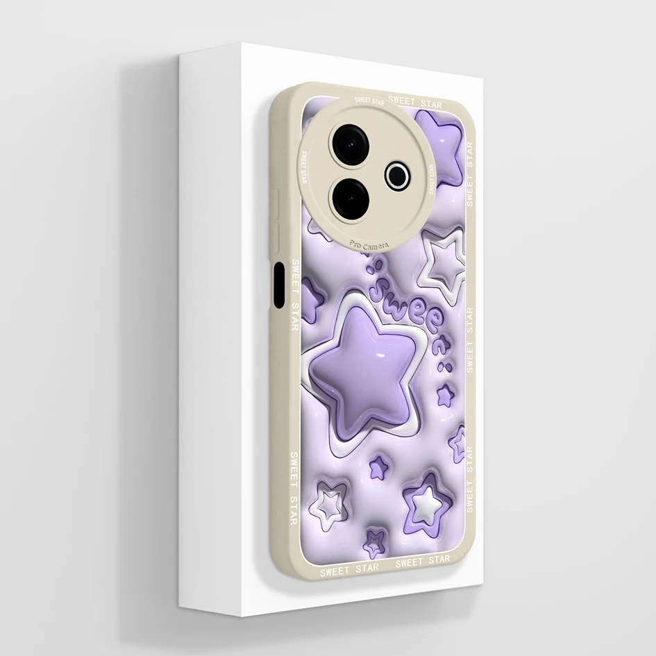 Beautiful Flower & Lazy Kitten Pattern Soft Silicone Anti-Slip Phone Case
