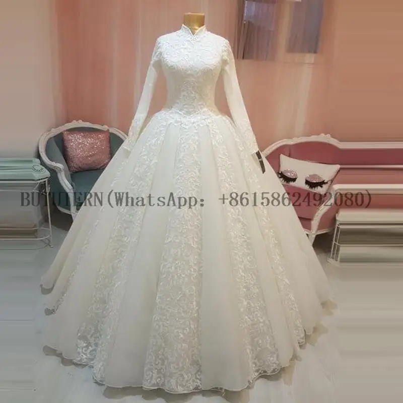 arabic-bridal-gown-islamic-muslim-wedding-dress-arab-ball-gown-lace-hijab-princess-wedding-dress-2022