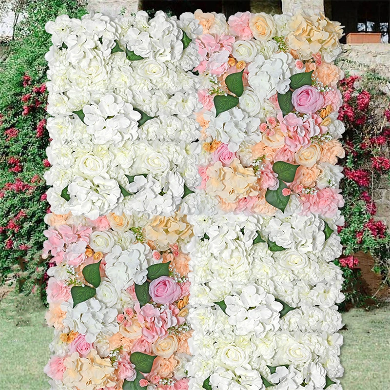 

Искусственный цветок настенная панель фотообои на день рождения фотообои украшение Белая Цветочная стена 40x60 см