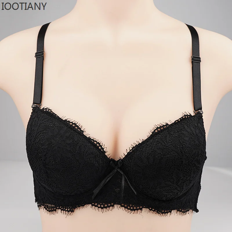 

IOOTIANY New Women Sexy Bra Fashion Gathering Underwear Push Up Lingerie Brassiere For Breast Support