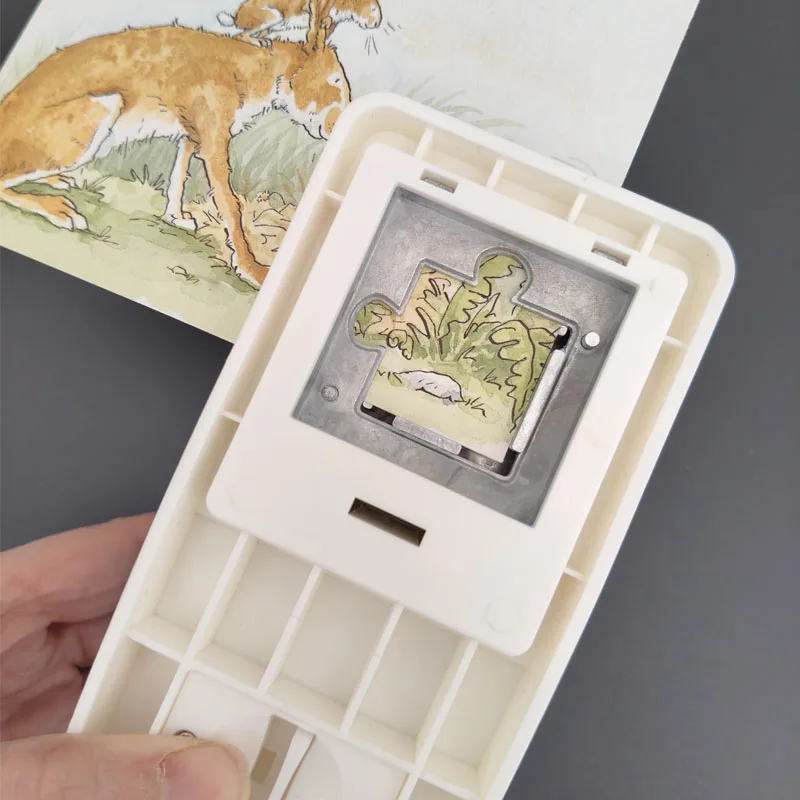 외경 32.6mm 홀 펀치 종이 DIY 직소 퍼즐 조각 커터 개인 맞춤형 예술 공예 제작 스크랩북킹 컷