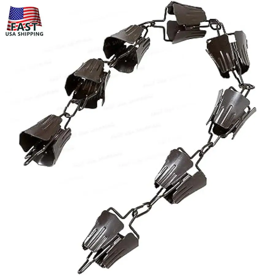 Garden Rain Chain Catcher Gutters Guttering Cup Bell Water Chain Decor Sprinklers Pool Raincoat Chains Windproof Chime Umbrella