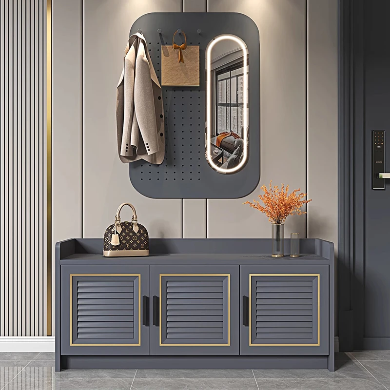 

Simple Modern Multifunction Shoe Rack Dustproof Divider Creative Design Ventilation Shoe Cabinets Display Scarpiere Furniture