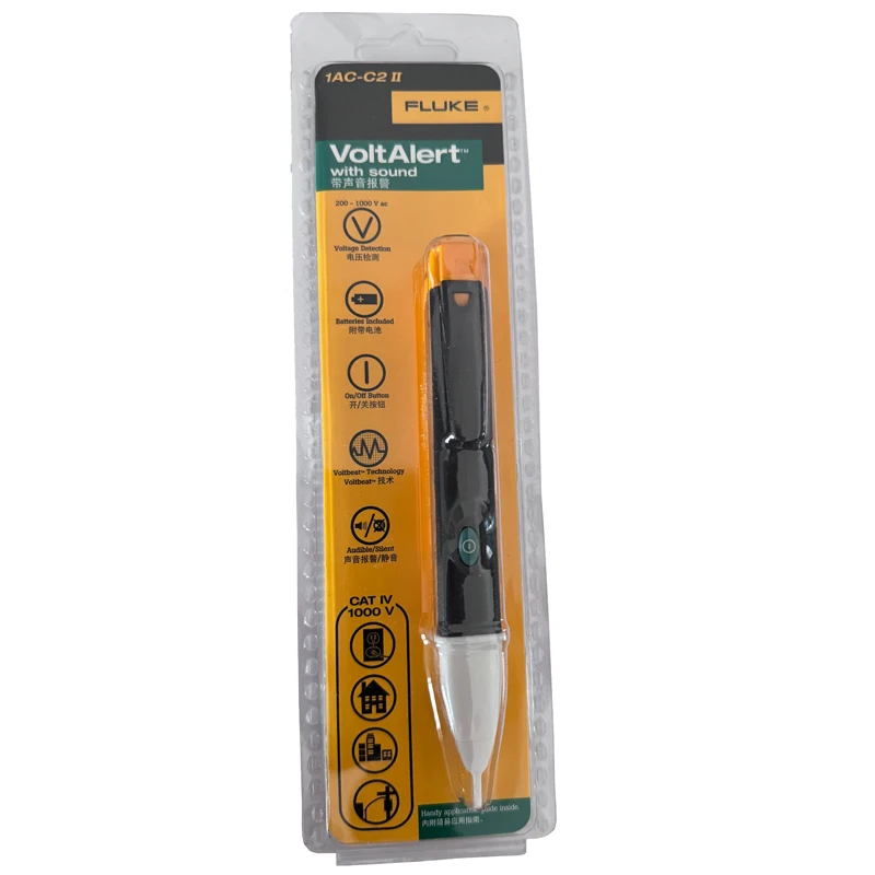 Voltage Detector Tester FLUKE 1AC-C2 II VoltAlert Non-contact 200~1000V AC Ditector Pen