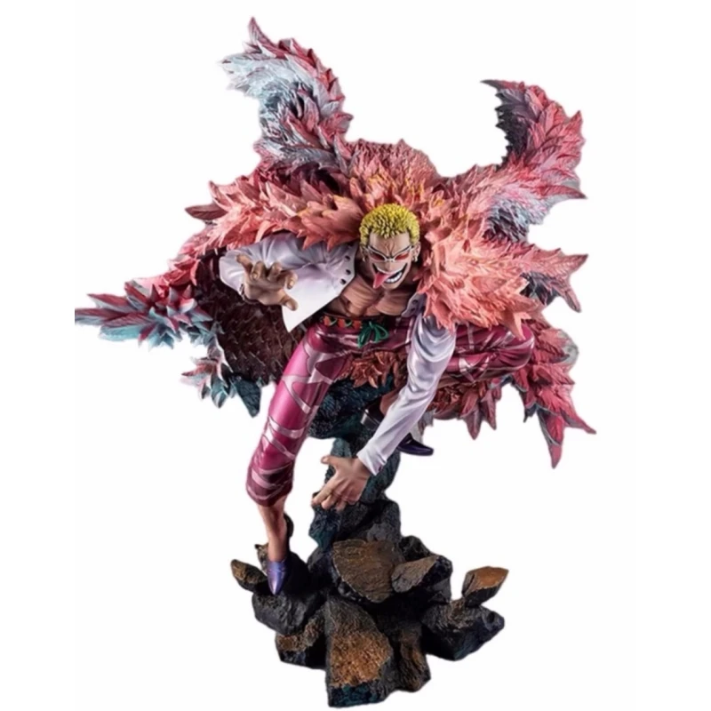 

33Cm Gk Max One Piece Donquixote Doflamingo Anime Action Figure Statue Model Ornament Garage Kit Doll Toys Gift