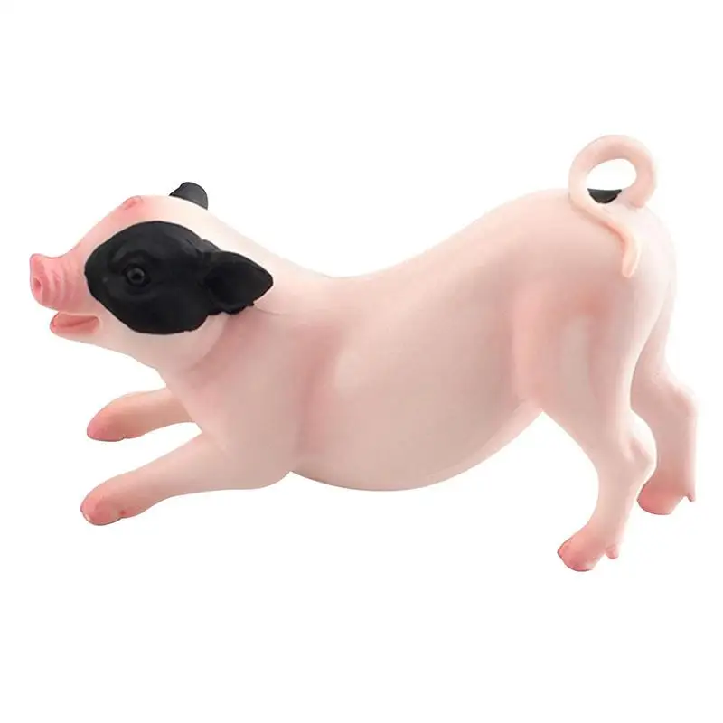 

Miniature Pig Figurine Miniature Farm Animal Toy Realistic Pig Figure For Figurines Collection Playset Toy Birthday Gifts Goodie