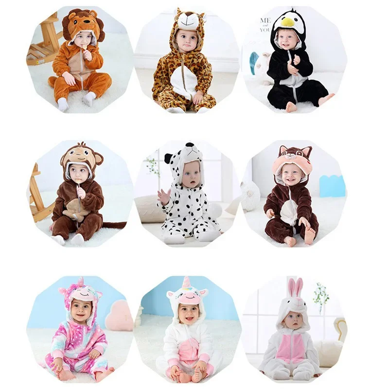 Детские комбинезоны, зимние кигуруми, костюм льва для девочек и мальчиков, Детская Пижама с животными, детские комбинезоны, одежда