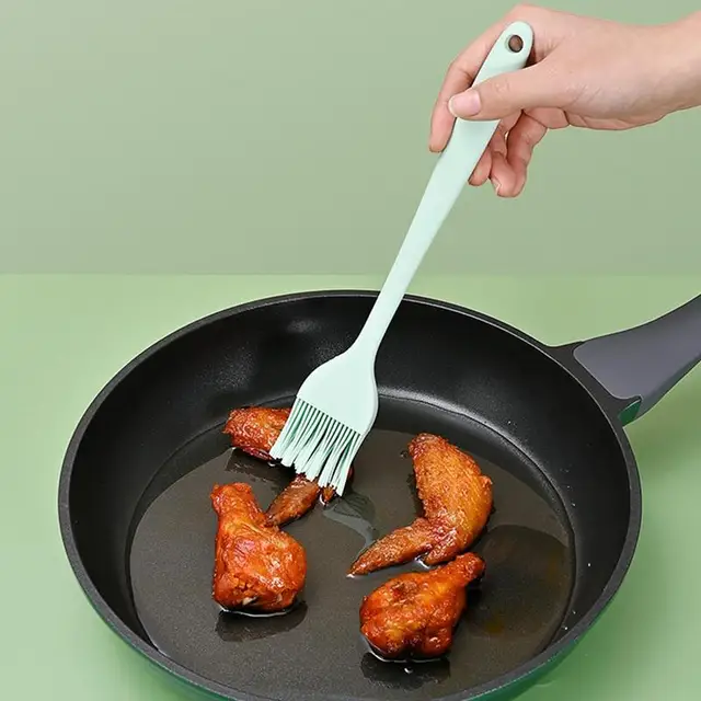 Olajkefe -Kaparó Szilikon Főzéséhez Főző Kaparó Hordozható Barbecue Desszertek Sütőolaj Pulyka Konyha - Image 4