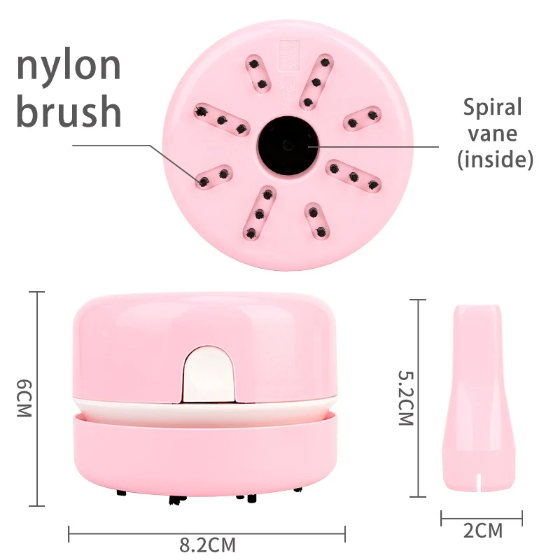 Desk Portable Desktop Cleaner Mini Desk Vacuum Cleaner Mini Desktop Dust Remover Sweeper Vacuum Cleaner Table Cleaning Tool