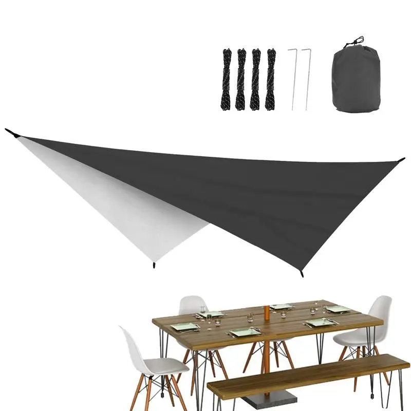 Telo Tenda Triangolo Sun Shelter Beach Shade Sail Ultralight Waterproof Outdoor Camping Parasole Garden Pool