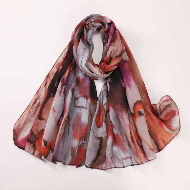 1 pièces Ramadan Hijab imprimé léopard femmes bohème aquarelle doux musulman Hijabs Floral respirant châle enveloppement écharpe foulard chaud