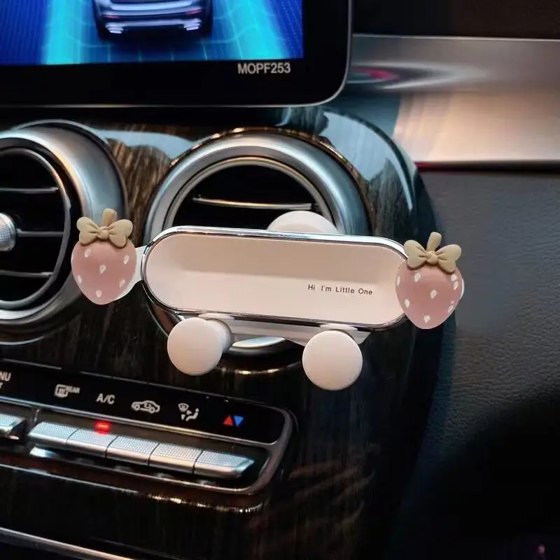 

Car Mobile Phone Holder Creative Cartoon Car Air Outlet Mobile Phone Navigation Fixed Support Bracket