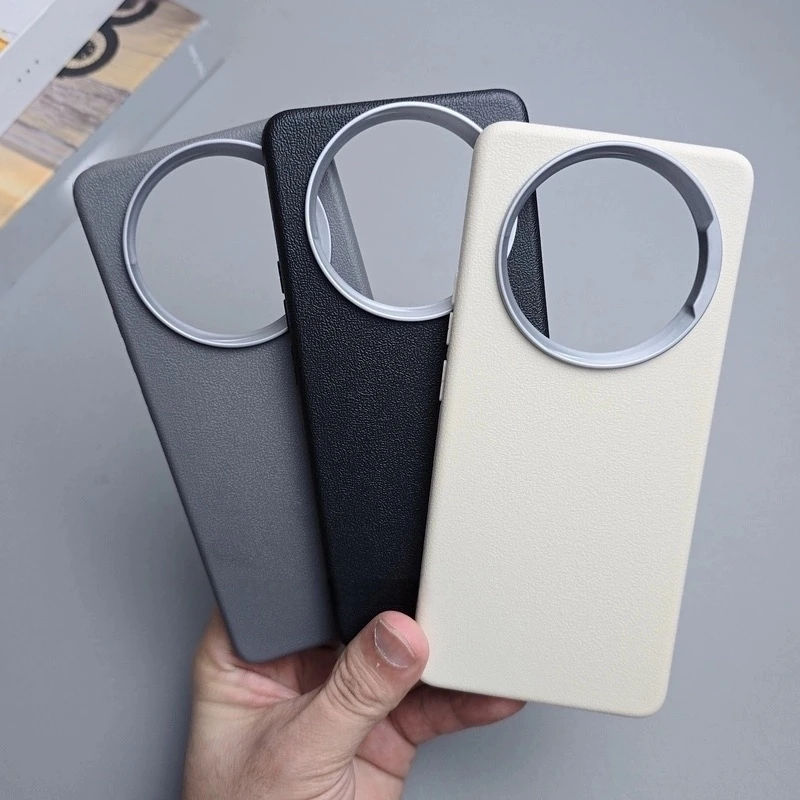 Luxury PU Silicone Shockproof Phone Back Cover - Fashionable and Protective Case