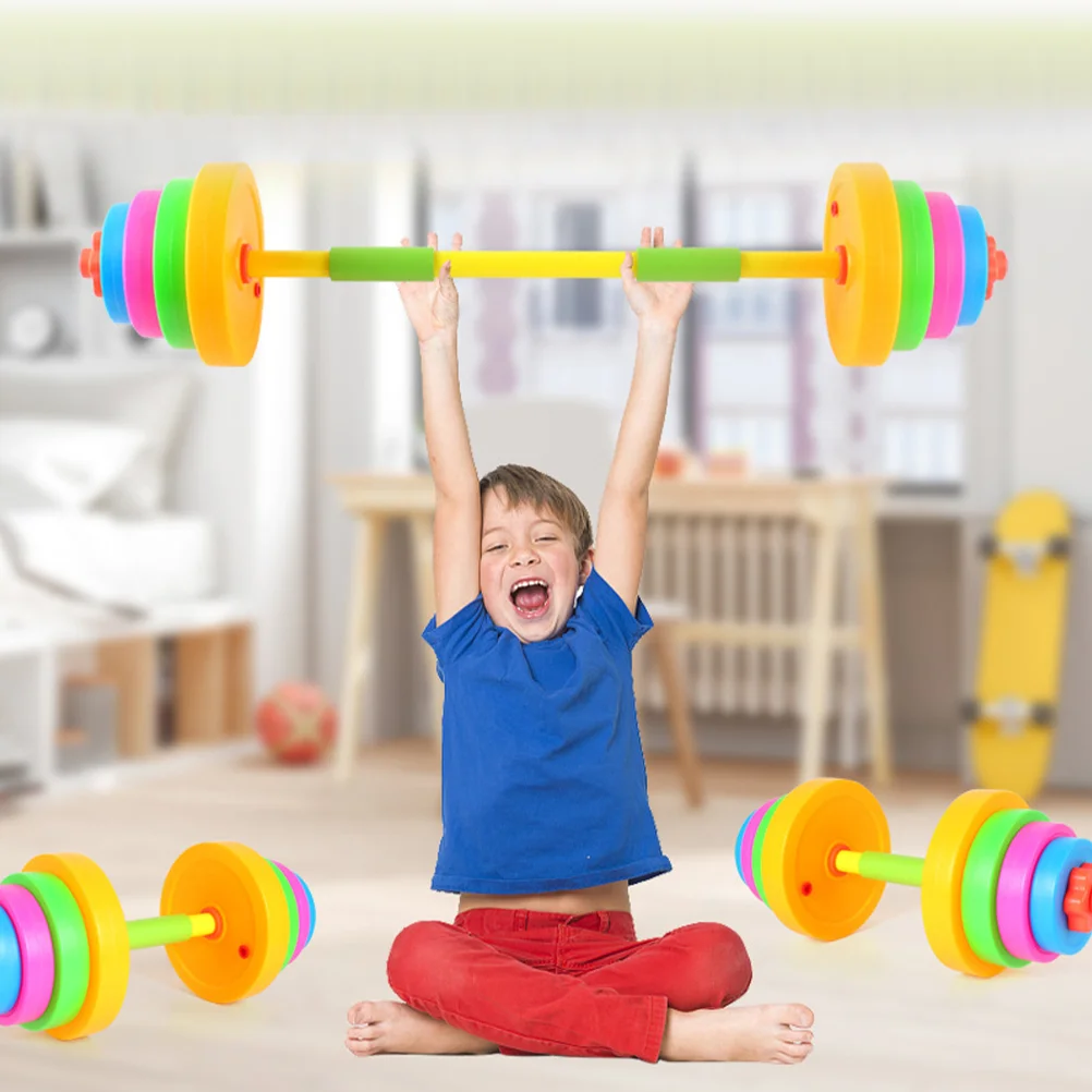 Adjustable Dumbbell Kids Toy Arm Training Exercise Hand Weight Kindergarten Workout Sand Water Filled adjustable dumbbell