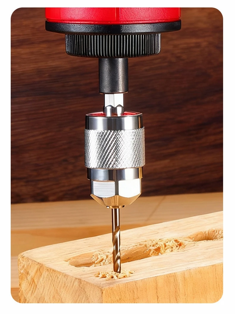 드릴 척 키리스 스크루드라이버 임팩트 드라이버 어댑터 전기 마이크로 모터 클램프 미니 척 피스처 헥스 샹크 드릴 비트 어댑터