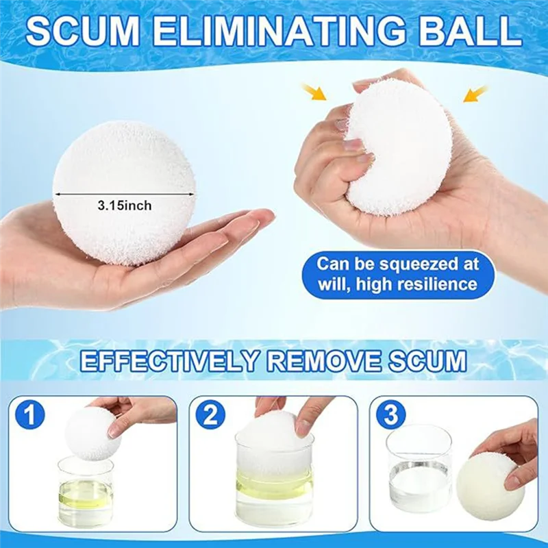 Solar Pool Ionizer Floating Water Cleaner And Purifier,With Eliminating Ball For Fresh And Salt Water Pools Spas