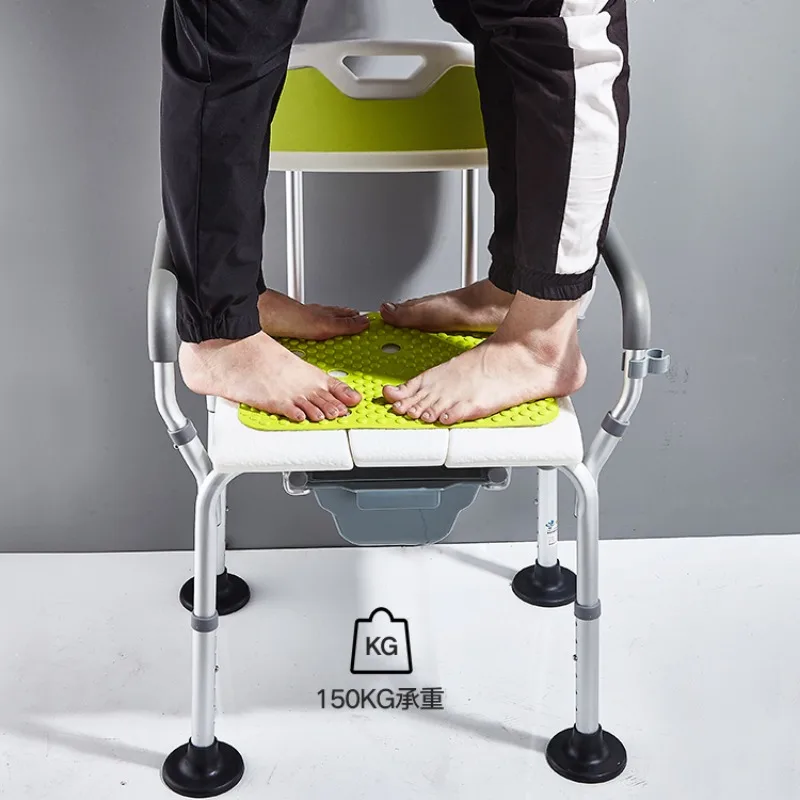 Elderly Toilet Armrest Toilet Stand Up Device, Pregnant Women Disabled Shower Chair Commode Chairs Dual-purposen Support Bracket 4