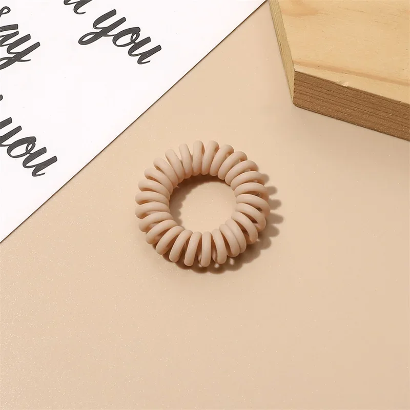 3-Pack Spiral Hair Ties - High Elasticity Bands