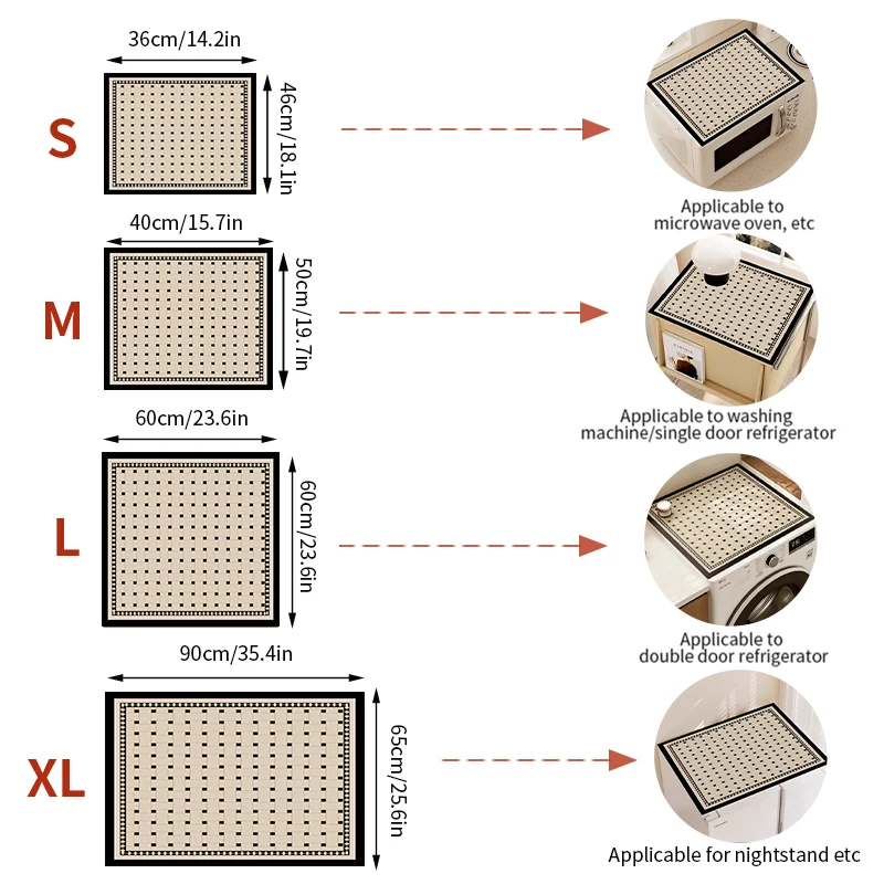 Multifunctional Appliance Dust and Spill Protector Pad