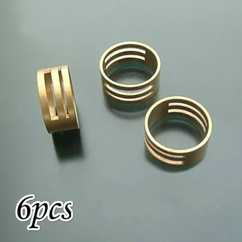 6Pcs/Set DIY Raws Brass Jump Ring Findings Open/ Close Tool For Jewellery Making 19x9mm 2
