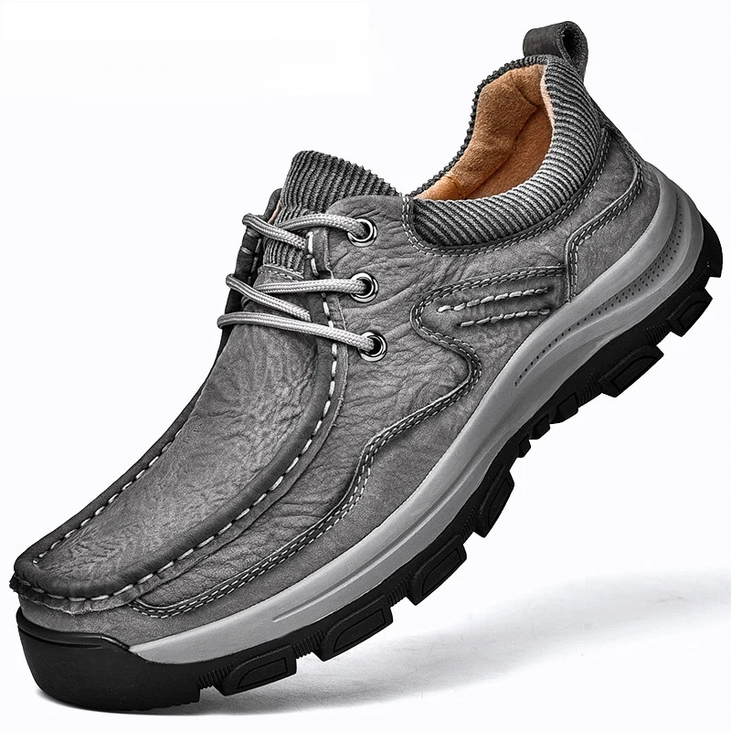 

Genuine Leather Men Casual Shoes High Quality Men Sneakers Fashion Wear-resisting Leisure Shoes Outdoor Men Shoes Zapatos Hombre
